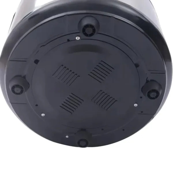 Elektrisk risvarmer - WF-B19 - 19 L - 100 W - 220 V/50 Hz - Non-stick indergryde i 410 rustfrit stål - Termostat 68/72°C - Sort New