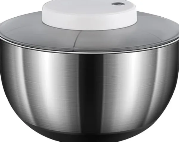 Salatslynger>Elektrisk salattørrer, frugt- og grøntsagstørrer, 4,5L stor automatisk salatgrøntsagstørrer, USB genopladelig salattørrer, salat, frugt- og grøntsags | CDON