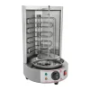 Grill-Ovne & Ovn Med Roterende Stegespyd>Elektrisk Shawarma/Döner Grill - Vertikal Rotisseri - Automatisk Rotation - Drypbakke - 2,5 kW - 220 V EU-stik - 29,5×38×48 cm
