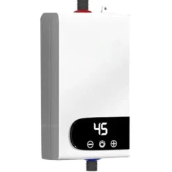 Vandvarmere>Elektrisk tankløs vandvarmer 4500W - Øjeblikkeligt varmt vand til toilettoilet (EU-stik)