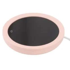 Elektrisk USB-kaffekrusvarmer til kontorbord - Pink krus varmeplade Gravity Switch 55°C Clearance