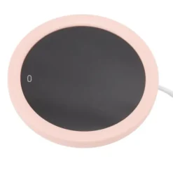 Elektrisk USB-kaffekrusvarmer til kontorbord - Pink krus varmeplade Gravity Switch 55°C Clearance