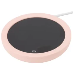 Elektrisk USB-kaffekrusvarmer til kontorbord - Pink krus varmeplade Gravity Switch 55°C Clearance
