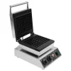 Vaffeljern>Elektrisk vaffeljern - Professionel - Dobbelt, rektangulær - 2000 W - Temperatur 50–300 °C - Timer 0–5 min - Støbt aluminium & rustfrit stål