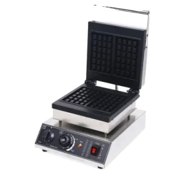 Vaffeljern>Elektrisk Vaffeljern, 2000W Effekt, Justerbar Temperatur og Timer,2
