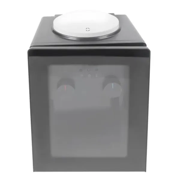 Vandkølere>Elektrisk vanddispenser & vandkøler - Bordmodel - Varm & kold - 550 W hurtig opvarmning - 75 W køling - Til hjem, kontor, autocamper - Sort