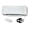 Ventilatorer>Elektrisk väggvärmare - 2000W - WARM TECH - Keramik - WiFi - 240V - Upp till 50m3 - Vit