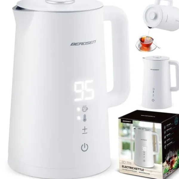 Elkedel>Elkedel 1,7l Berdsen BD-709 hvid