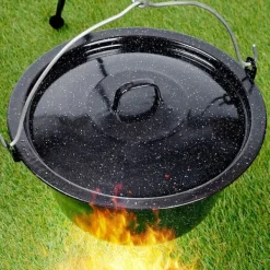 Emaljeret kedel låg 9,5 l, 36 cm Hot