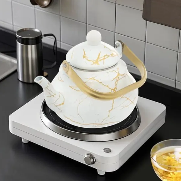 Kaffe- & Tekander>Emaljeret kedel/tekande - 1,7 l - Til induktion & gas