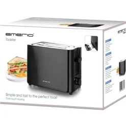 Emerio Brödrost 2 skivors 700Watt Sva Online