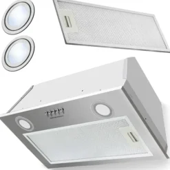 Emhætter>Emhætte til underskab 60 cm Inox BE-50