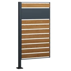 Viking Choice Enkeltpanel Kliko-indhegning - Elegant, holdbar have løsning til affaldscontainere Clearance