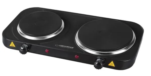 Esperanza EKH014K El-komfur 2 zone(r), Sort Online