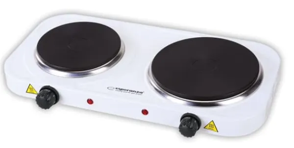 Esperanza EKH014W Elkomfur 2 zoner Hvid Outlet