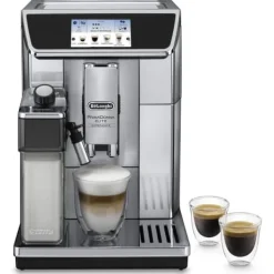 Kaffemaskiner Til God Kaffe>Espressomaskin med kvarn - DELONGHI - PrimaDonna Elite Experience ECAM650.85.MS - Ansluten - Grå