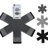 Grydelapper & Grillvanter>Excellent Houseware pandebeskyttere 38-26 cm 6 dele grå/sort