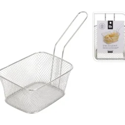 Fritøse>Excellent Houseware pommes friteskurv 14x11x7 cm rustfrit stål