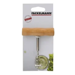 Fackelmann Basic Proptrækker 10,5 cm Træ/Krom Clearance