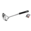Grydeskeer>Fackelmann Food and More suppeske 30 cm sort PP/rustfrit stål