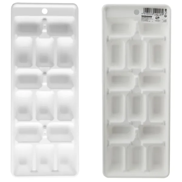 Isforme>Fackelmann isterningmaskine 24x9 cm hvid PP