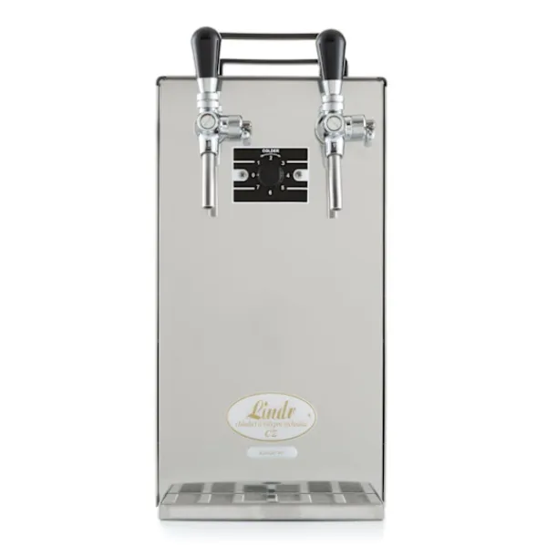 Fadølsanlæg - kontakt 40 2-sidet tør køler, kontinuerlig køler 50 liter/h, inkl. Dispensersøjle, Green Line, KEG:5 liters adapter, KEG 2:NC adapter Sale