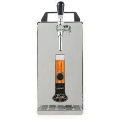 fadølsanlæg PYGMY 25 / K med membranpumpe, 1-sidet tør køleenhed lavet af rustfrit stål, 35 liter/h, inkl. Dispenser, Green Line, KEG:Type M Outlet