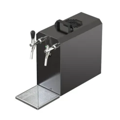 fadølsanlæg STREAM 50 ølkasse, gennemstrømningskøler, 2-linjers tørkøler, op til 55 liter/h - BLACK EDITION, KEG:Type D, KEG 2:Type M Sale