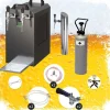 fadølsanlæg STREAM 80 ølkasse, gennemstrømningskøler 2-linjers tørkøler, KEG:Type M, KEG 2:Type A Discount