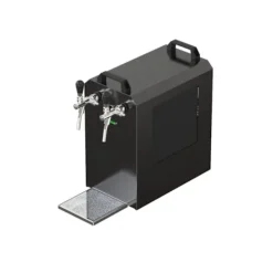 fadølsanlæg STREAM 80K ølkasse, gennemstrømningskøler 2-linjers tørkøler, KEG 2:Type D, KEG:KeyKeg Hot