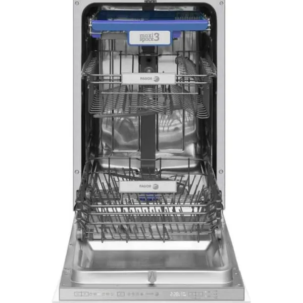 Opvaskemaskiner>Fagor 4lvf-435adit Integreret Opvaskemaskine Med Tredje Hylde 10 Antal Kuverter