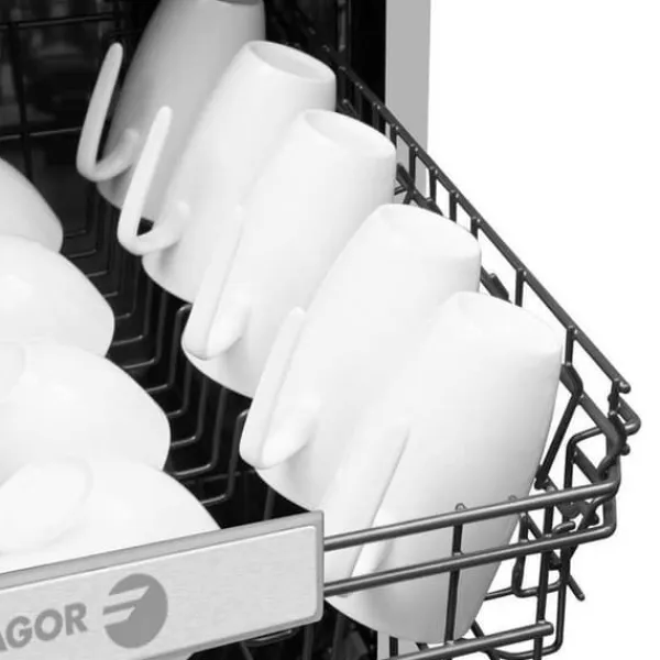 Opvaskemaskiner>Fagor 4lvf-435adit Integreret Opvaskemaskine Med Tredje Hylde 10 Antal Kuverter