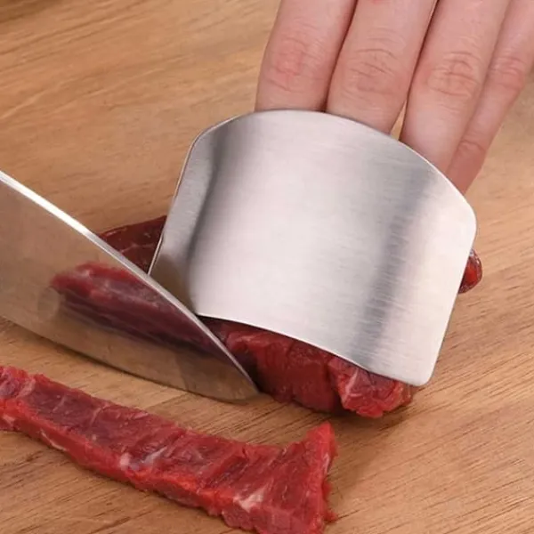 Fingerbeskyttelse rustfrit stål - Skære grøntsager, kød Best