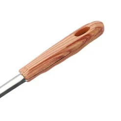 Finmasket si i rustfrit stål med trælignende håndtag til ris, olie, pasta, nudler, grøntsager M 380x133mm Hot