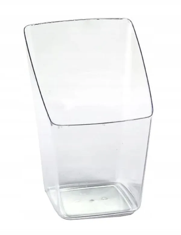 Tilbehør Til Madservering>Firkantede beholdere til desserter 50 ml plastik 24 stk.
