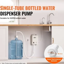 Flaskevand dispenser pumpesystem, 5 gallon dispenser, automatisk elektrisk vanddispenser, enkelt indløb vandkande pumpe, kompatibel brug Hot