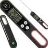 Foldbart digitalt køkkentermometer Instant Read Black Sale
