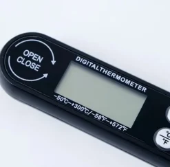 Foldbart digitalt køkkentermometer Instant Read Black Sale