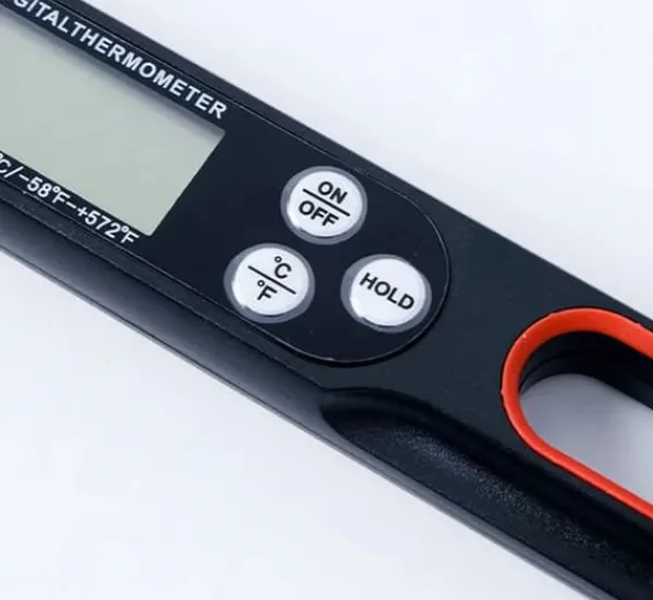 Foldbart digitalt køkkentermometer Instant Read Black Sale