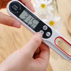 Foldbart digitalt køkkentermometer Instant Read Black Sale