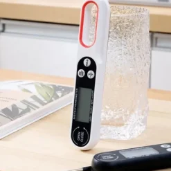 Foldbart digitalt køkkentermometer Instant Read Black Sale