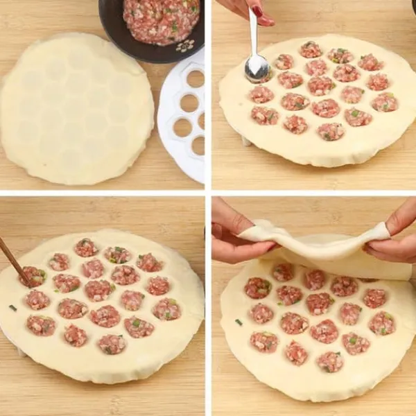 Pastaforme & Pasta-Udstikkere>Form til dumplings - 19 huller