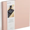 Fotoalbum Dusty Pink med svarta blad 35x31,5cm Bigso Box of Sweden Outlet