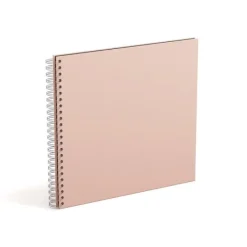 Fotoalbum Dusty Pink med svarta blad 35x31,5cm Bigso Box of Sweden Outlet