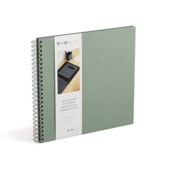 Fotoalbum Soft Teal med svarta blad 35x31,5cm Bigso Box of Sweden Hot