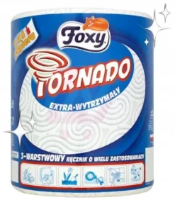 Aftørringspapir>Foxy Køkkenpapir Hvid 3-lags