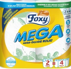 Foxy Mega køkkenhåndklæde 2 ruller (2 lag) Clearance