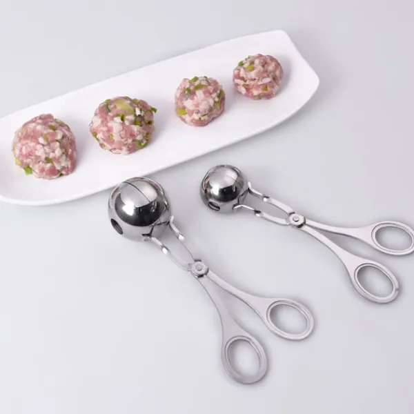 Frikadelletænger / scoop til frikadeller, 2-pak med 2 størrelser New