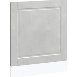 Opvaskemaskiner>Frontpanel til opvaskemaskine - Slidstærk og nem at rengøre | Størrelse: 60x1,5x67 cm | Farve: Betongrå