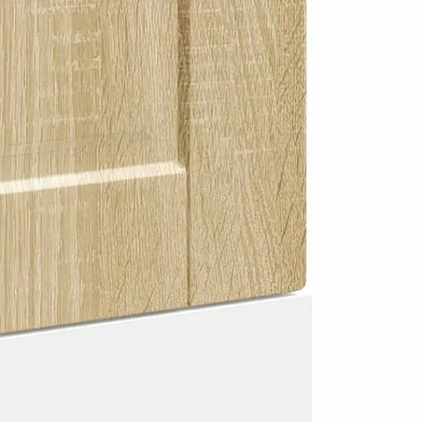 Frontpanel til opvaskemaskine i konstrueret træ - Porto | Farve: Sonoma-eg | Størrelse: 45x1,5x67 cm Online